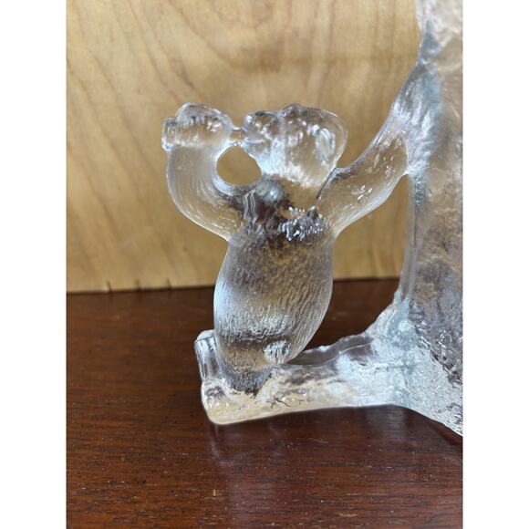 Vintage Coca-Cola Mug Thick Frosted Glass with Polar Bear Handle Very Rare 1997 - Picture 3 of 11